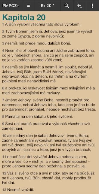 Český studijní překlad Miloše Pavlíka